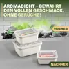 Sada 3 plastových nádob na uchovávanie potravín Viwares s Náhľad obrázku produktu 5