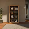 sweeek - Bücherregal Holzoptik 4 Ebenen 8 Stauräume - Produktbild-Vorschau 7