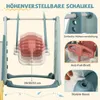A collage of images showcasing a children's swing set with various features and details. Anteprima dell’immagine prodotto