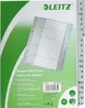 Leitz Register 12650000 A-Z DIN A5 16,5x21cm 20Bl. PP grau Produktbild-Vorschau 3