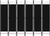 vidaXL Séparation de pièce 6 pcs. noir 240 x 180 cm - Voir les images du produit 2