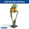DanDiBo Blumenständer Metall Schwarz Eckig 80 cm 96641 Produktbild-Vorschau 10