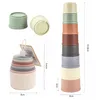 Heikoeco® Kaninchen Spielzeug, 8 bunte Stapelbecher, Produktbild-Vorschau 2