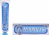 A tube and box of Marvis Aquatic Mint toothpaste are shown against a white background. Náhled obrázku produktu