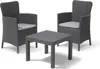 Allibert Lounge-Balkon-Möbel Salvador  3-tlg.-Set, Grau Produktbild-Vorschau 1