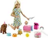 Barbie Hunde-Party-Spielset mit Puppe mit Spiel-Knete und Produktbild-Vorschau 1