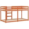 Design Etagenbett Wachsbraun 90x190 cm Massivholz Kiefer, Produktbild-Vorschau 6