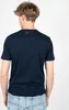 Herren Kurzarm T-Shirt Blau mit Print und Produktbild-Vorschau 5