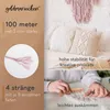 Makramee Garn (Altrosa) 3mm x 100m - 100% Baumwolle - Produktbild-Vorschau 5