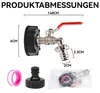 IBC Adapter mit Messinghahn 1" auf 3/4", Auslaufhahn Set Produktbild-Vorschau 2