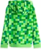 Giacca con cappuccio Minecraft Boys Creeper Character NS336 Anteprima dell’immagine prodotto 2
