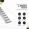 L-Profil flexibel biegbar Edelstahl Fliesenschiene V2A, Produktbild-Vorschau 2