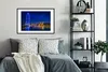 MuchoWow® Gerahmtes Poster Bild eines blauen London Eye bei Produktbild-Vorschau 2