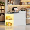 Empfangstheke mit LED-Beleuchtung, L-förmiger Produktbild-Vorschau 1