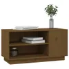 TV-Schrank Honigbraun 80x35x40,5 cm Massivholz Kiefer Produktbild-Vorschau 4