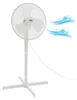 Ventilatore domestico Aga 40 cm Bianco Anteprima dell’immagine prodotto 14