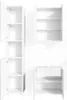Three white bathroom cabinets are shown against a white background. Náhled obrázku produktu