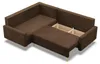 Links Ecksofa mit Schlaffunktion, Wendekissen, Braun Produktbild-Vorschau 5