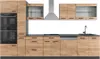 Küchenzeile Vicco R-Line Goldkraft Eiche/Anthrazit 350 cm Produktbild-Vorschau 1