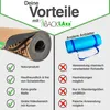 BACKLAxx® Kork Yogamatte XL mit Naturkautschuk inkl. Produktbild-Vorschau 5