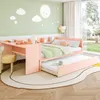 Merax Tagesbett Schlafsofa 140x200 cm, mit Ausziehbett, Produktbild-Vorschau 1