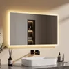 EMKE Specchio da bagno a LED con illuminazione bianco caldo Anteprima dell’immagine prodotto 1