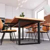 A dining table with chairs in a modern kitchen. Anteprima dell’immagine prodotto