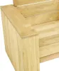 vidaXL Garten-Eckbank 239 cm Kiefernholz Imprägniert Produktbild-Vorschau 4