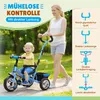 Spielwerk® Tricycle 2en1 Bleu enfants barre de poussée Voir les images du produit 5