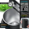 Arendo Frühstücks-Set Edelstahl, Wasserkocher mit Produktbild-Vorschau 3