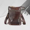 INF Pánska crossbody taška cez rameno z pravej kože Náhľad obrázku produktu 3