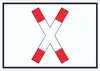Schild Vorrang Schienenverkehr Symbol A1 (594x841mm) Produktbild-Vorschau 1