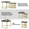 CDGlobal Couchtisch und 2er Set, Beistelltisch (Couchtisch Produktbild-Vorschau 7