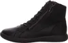 A side view of a black high-top sneaker. Anteprima dell’immagine prodotto