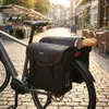 Basil Mara Double-Tasche – für den Gepäckträger schwarz Produktbild-Vorschau 5