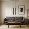 Lampa wisząca MasterLED - 4 światła 50 cm - czarna - G9 - Podgląd zdjęcia produktu 3
