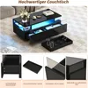 STILVORA Couchtisch Hochglanz-Wohnzimmertisch Sofatisch mit Produktbild-Vorschau 6