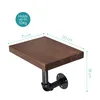 Navaris Wandregal Regal aus Holz und Metall - 3er Set Produktbild-Vorschau 5