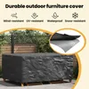 vidaXL Möbelbezug Uni Schwarz 240 x 180 x 100 cm 210D Produktbild-Vorschau 5