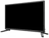 A flat-screen television with its stand, shown from a slight angle against a white background. Voir les images du produit
