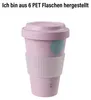 AWAVE®  Kaffeebecher To Go 400 ml rPET | Rosa Produktbild-Vorschau 4