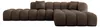 ALTDECOR Ecksofa in L-Form OLEA-L2 - 289x176x71 cm Braun - Produktbild-Vorschau 1