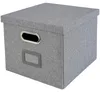 Aufbewahrungsbox für Hängeregister passend für Kallax im DIN A4 Format in Grau Anteprima dell’immagine prodotto