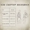 Crop Top - Racerback - Batik - Haze - schwarz - Produktbild-Vorschau 5