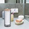 Dóza na kosmetické vatové polštářky s bambusovým víkem Náhled obrázku produktu 3