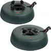 Two green Christmas tree stands are shown against a white background. Náhľad obrázku produktu