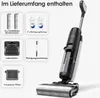 A collage showing a wet and dry vacuum cleaner and its accessories, with text indicating what is included in the delivery. Náhled obrázku produktu