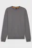 BOSS Orange Pullover grau Rundhals Baumwolle Produktbild-Vorschau 5