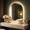 Specchio Rea Camlot 80X60 Led Oro Spazzolato Anteprima dell’immagine prodotto 3