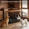 Hundekäfig Möbel, 94 cm Drahtmöbel Hundekäfig, Schwarz Produktbild-Vorschau 3